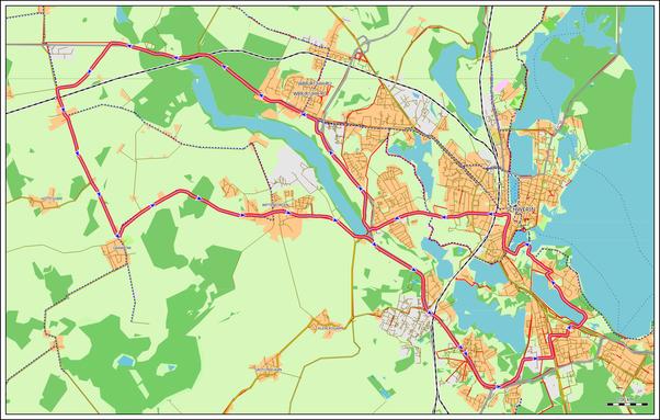 Bildbeschreibung:
Screenshot der heutigen 37 Kilometer Radtour aus QMapShack.