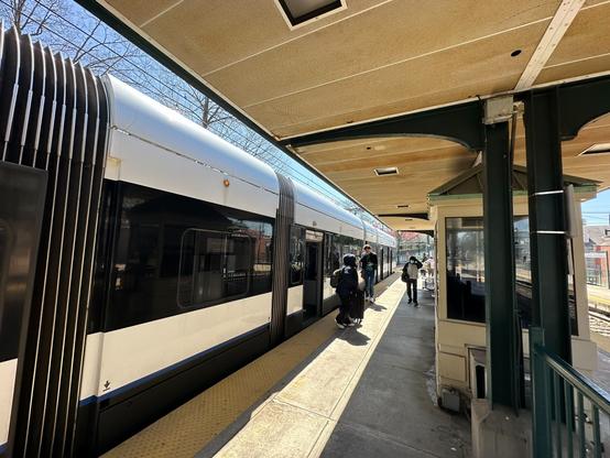 Getting off at Branch Brook Park Station