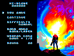 Screenshot for Frontier Force Homebrew release for the SEGA Master System