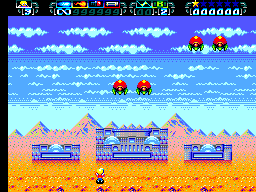 Screenshot for Frontier Force Homebrew release for the SEGA Master System