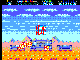 Screenshot for Frontier Force Homebrew release for the SEGA Master System