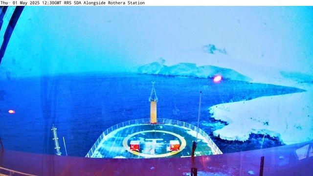 View from the RRS Sir David Attenborough Webcam.