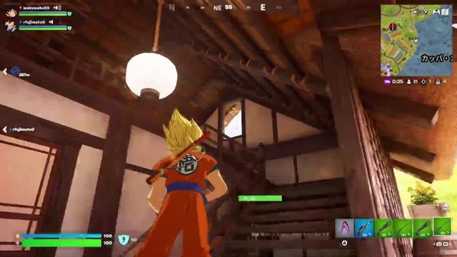 野沢雅子(アイデンティティ田島)×べジータ(R藤本)による『FORTNITE』実況生へぇ信！