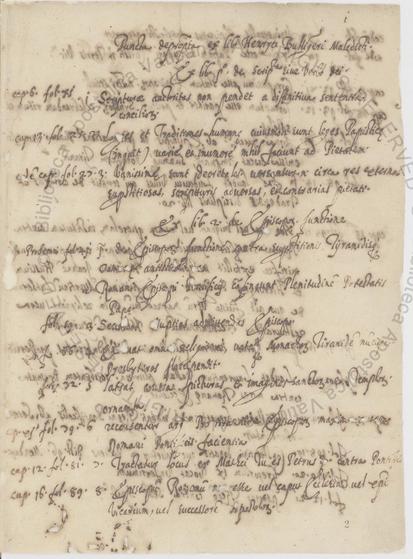 f.2r from vat.lat.11286.  A page of c. 1600 italian cursive text
