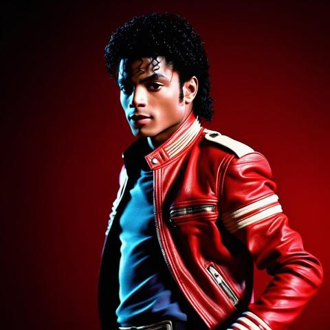 80s music art: Michael Jackson