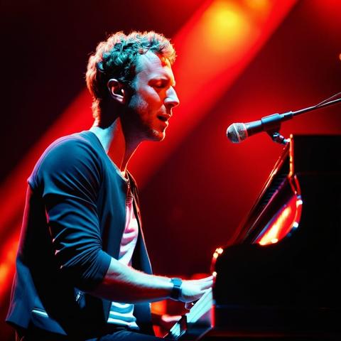 21st century music art: Chris Martin, Coldplay