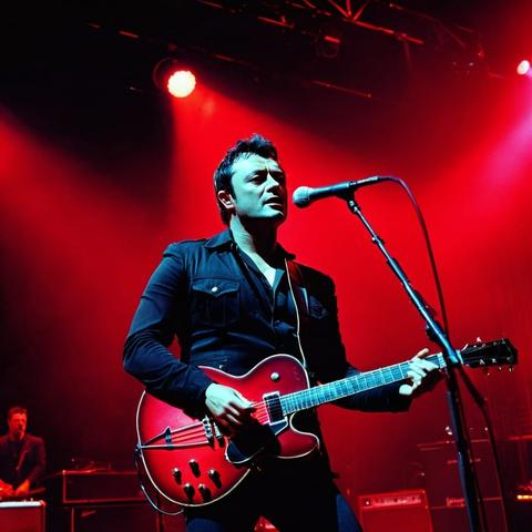 Music art: James Dean Bradfield, Manic Street Preachers