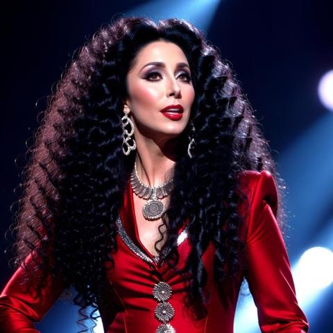 Female voices art: Cher