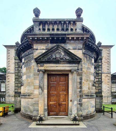 A Classical style Victorian entrance hall added to a Georgian country house in the 1890s.