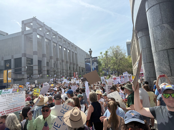 Massive crowd of people in NC