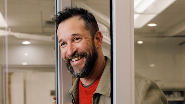 Noah Wyle photographed on the set of The Pitt by Chantal Anderson for Variety Magazine, March 2025.