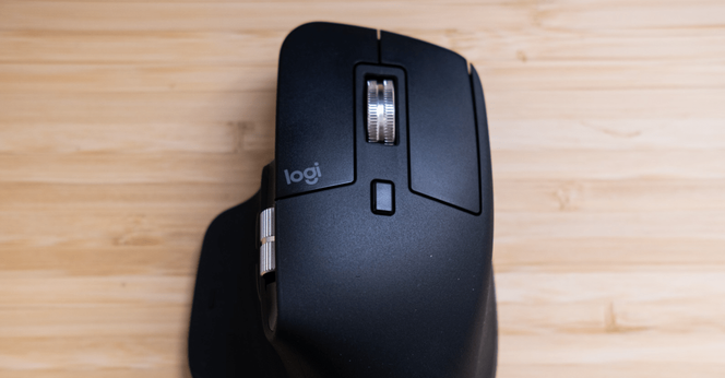Picture of the MX Master from above.