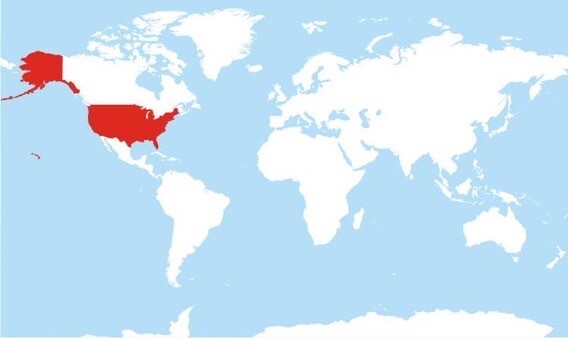 The USA and no other.