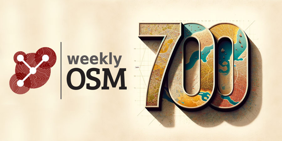 👉 https://www.weeklyosm.eu/archives/16946 👈 Issue 700 of weeklyOSM is out. 🌏 涵蓋 #開放街圖 #osm 世界大小事的新一期 weeklyOSM 已經發佈 🚀 Lisez les dernières nouvelles de l'univers #openstreetmap 🗺️