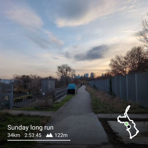 Photo taken on my run with Geographic overlay
