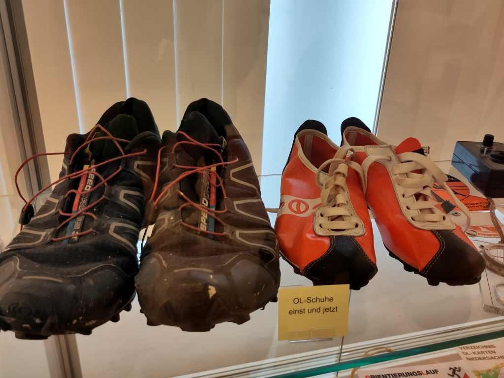 Two pairs of orienteering shoes