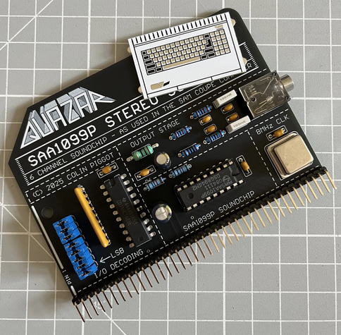SAA1099P Soundchip Interface for RC2014 / RCbus / Compatibles