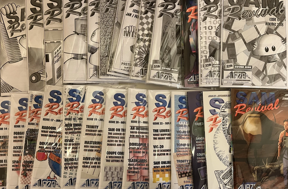Bundle of issues 1 to 26 of SAM Revival magazine for the SAM Coupe. With 18 coverdisks and one audio CD