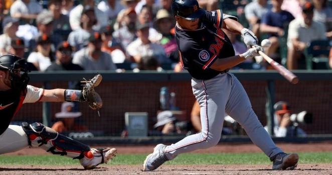 Lee's pinch-hit single in 10th sends Tigers past Giants 3-1 after Melton and Webb duel on mound | National Sports
