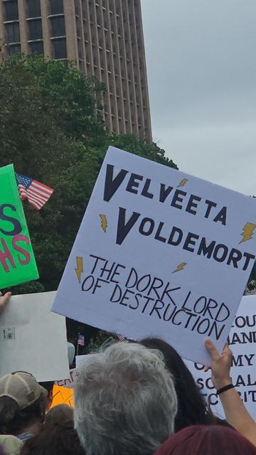 Velveeta Voldemort, the dork lord of destruction 