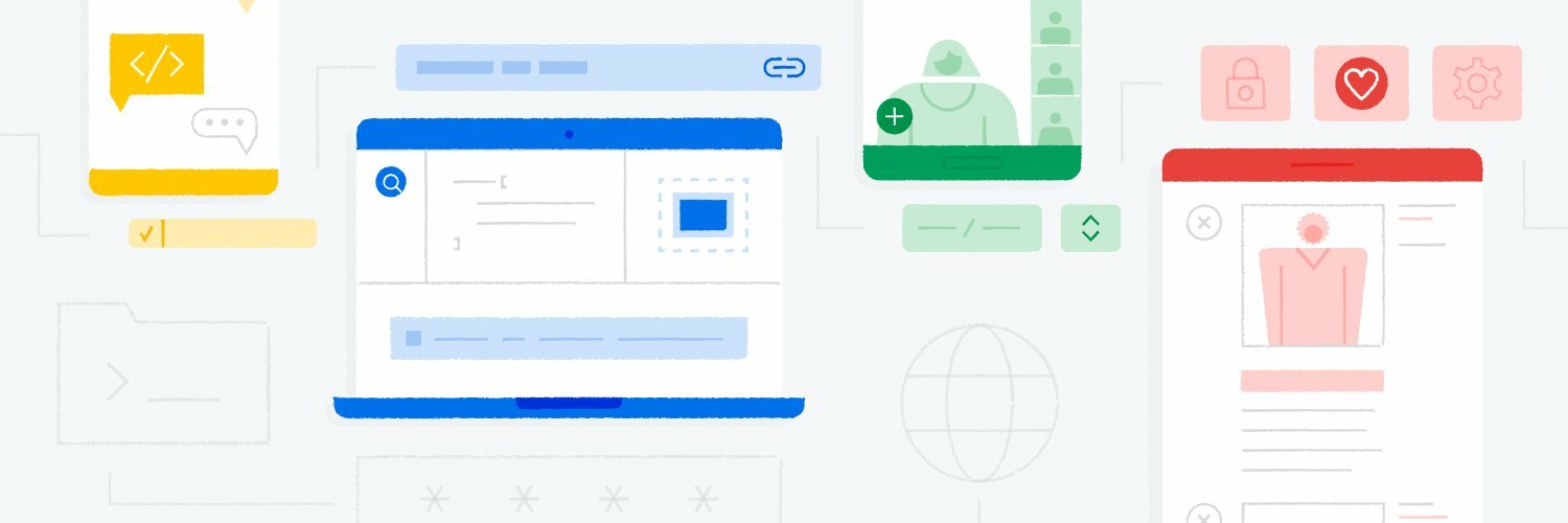 developers's profile header