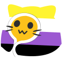 :QueerCatMorning_Enby: