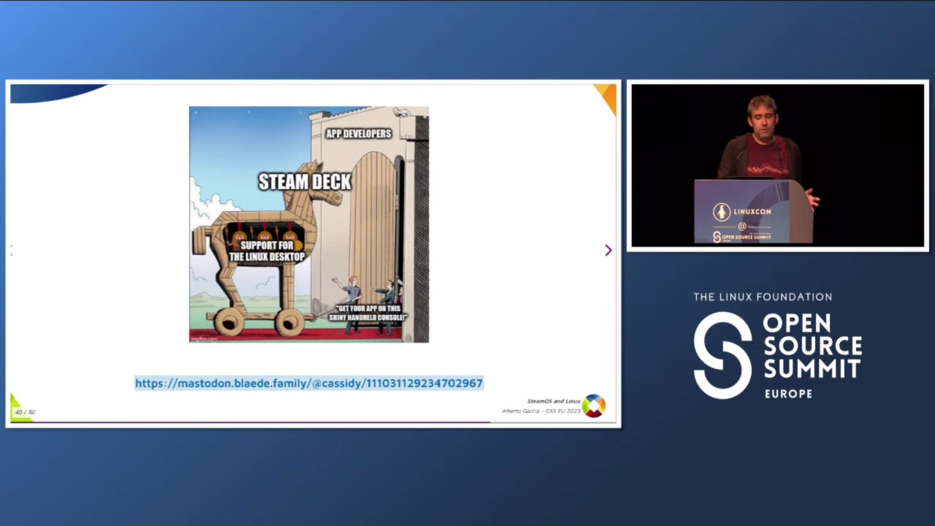 Steam Deck and SteamOS are great for Linux as a whole - Open Source Summit  Europe 2023