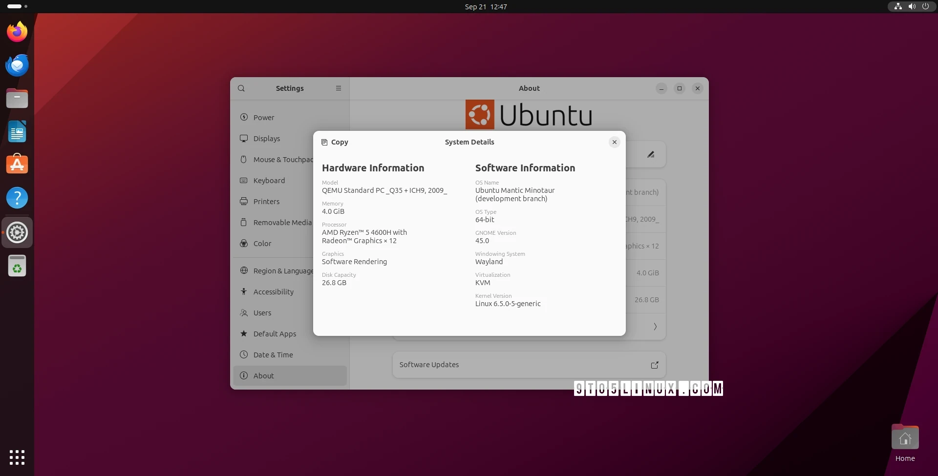 Socks5 linux. Ubuntu 23.10. ubuntu gnome 45. linux 23. xubuntu 23ю10.