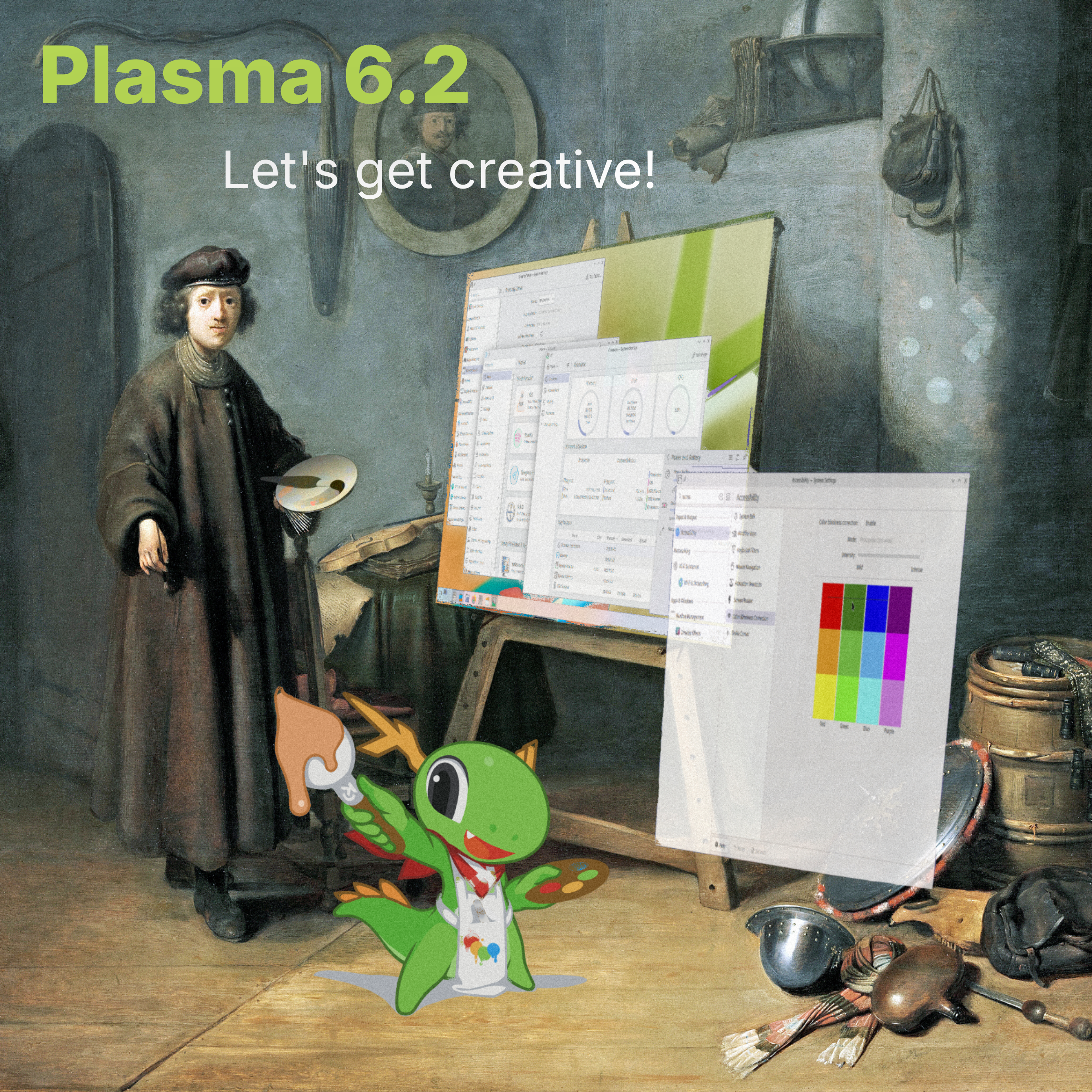 Plasma 6.2 is out — Welcome to the "Let's get Creative🖌️" edition!