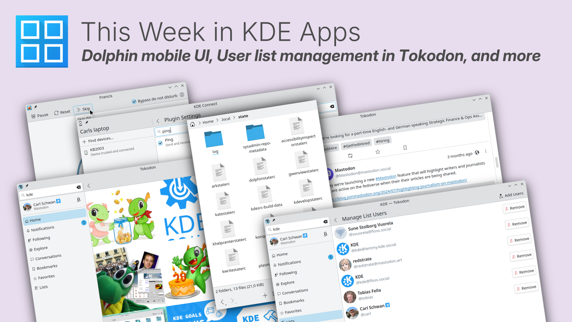 "This week in KDE Apps" is out!