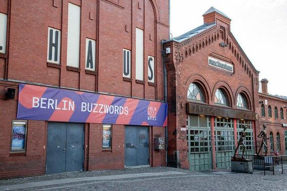 Image of Kulturbrauerei with a Berlin Buzzwords banner