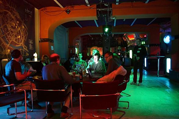 People sitting and chatting together