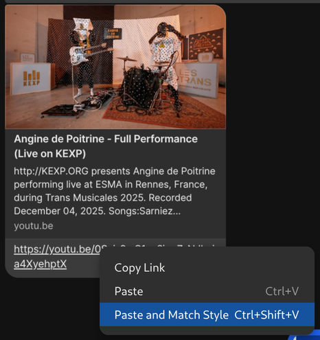 Posted media