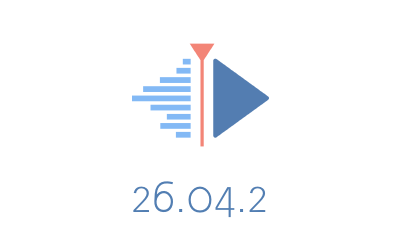kdenlive logo with version 26.04.2 under it