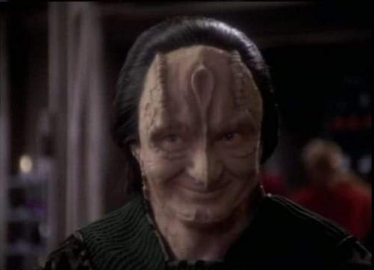 star trek meme of the alien Garak from Star Trek Enterprise
