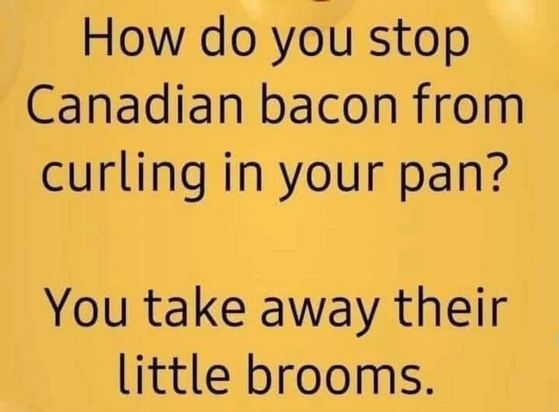 A dad joke about curling