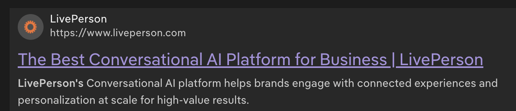 LivePerson.com The best conversational AI Platform for Business