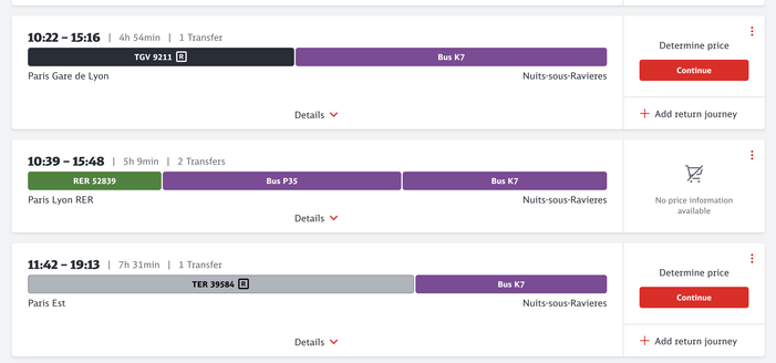 A bunch of ridiculous journeys