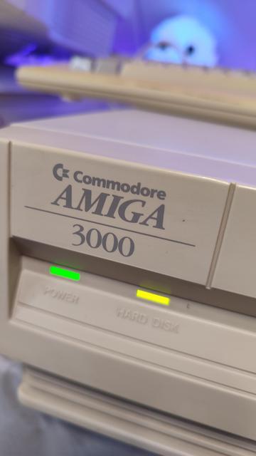 Amiga 3000 starting