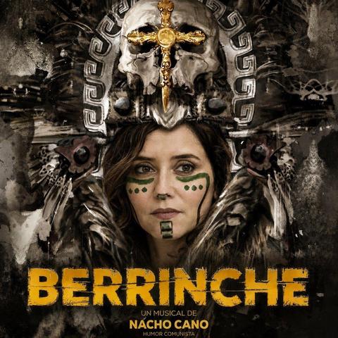 Un montaje de Ayuso vestida como Malinche, en el que pone "Berrinche".