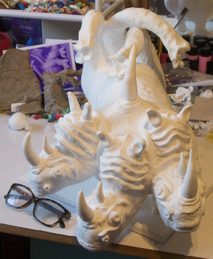 A clay monster
