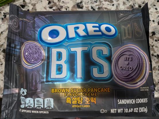 Special Oreos. BTS edition. Brown Sugar Pancake.