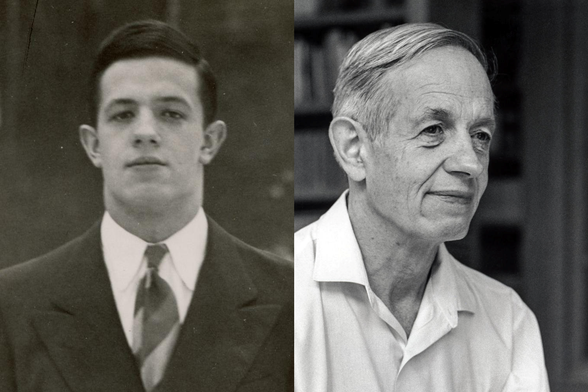 1. Pic of John F. Nash Jr. in his 1948 application to the Princeton Graduate School. Nash earned his Ph.D. in Mathematics in 1950.
Photo: Princeton University Archives
2. John F. Nash, Jr. in 1994, the year he won the Nobel Prize in Economics.
Photo credit: Princeton University, Office of Communications, Robert Matthews