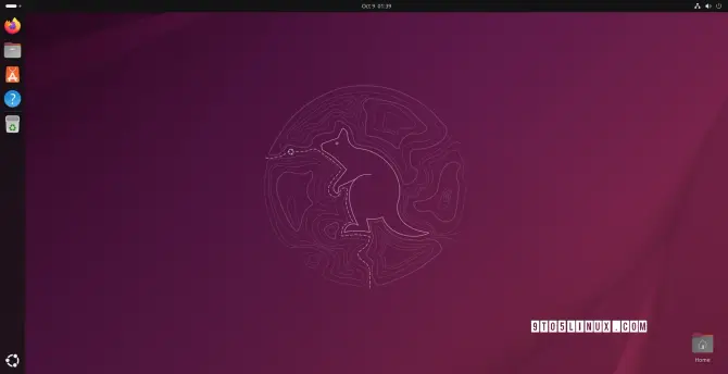 A screenshot of Ubuntu 25.10's desktop.