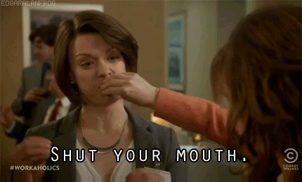 workaholics shut up GIF