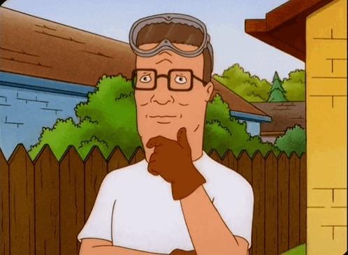 Hank Hill nods in silent approval (with a subtle grin of admiration).