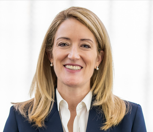 Portrait of Roberta Tedesco Triccas, the president of the EU parliament.