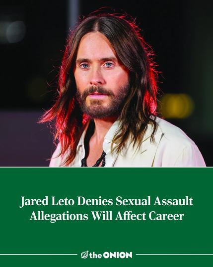 Jared Leto Denies Sexual Assault Allegations Will Affect Career