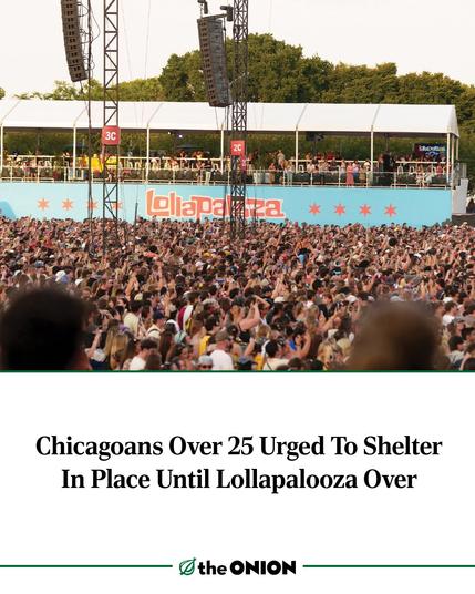 Chicagoans Over 25 Urged To Shelter In Place Until Lollapalooza Over