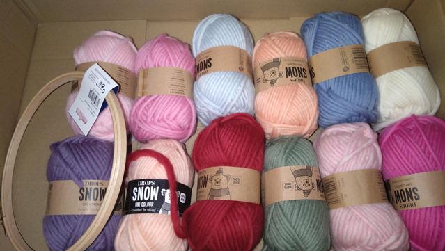 Lots and lots of wool in a plethora of colours